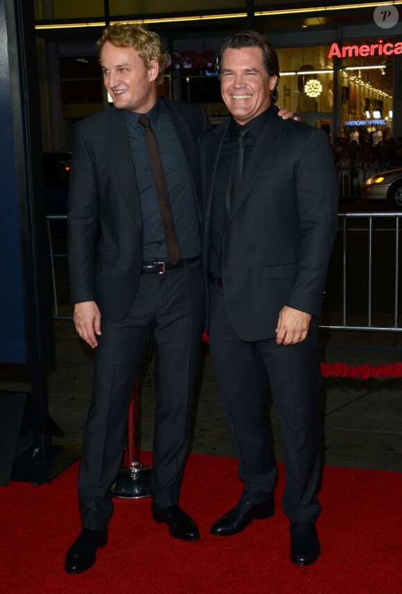Josh Brolin et Jason Clarke - Avant-première du film Everest à Los Angeles le 9 septembre 2015