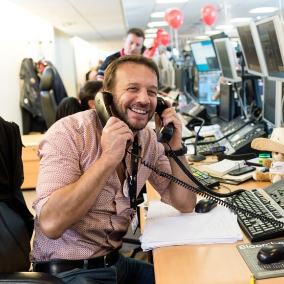 Samuel Le Bihan - 11e édition du "BGC Charity Day" à Paris le 11 septembre 2015 en mémoire aux 658 collaborateurs du groupe BGC Partners (leader mondial du courtage interbancaire) disparus dans les attentats du World Trade Center, le 11 septembre 2001.