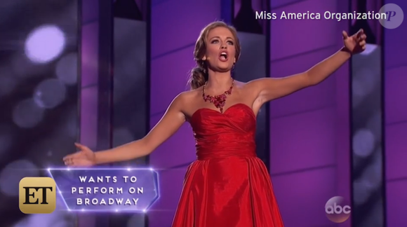 Betty Cantrell, couronnée Miss America 2016, à Atlantic City le 13 septembre 2015.