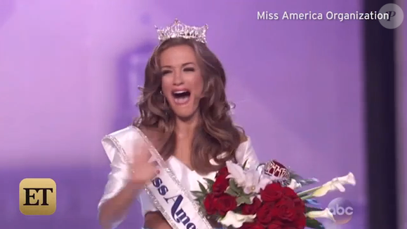 Betty Cantrell, couronnée Miss America 2016, à Atlantic City le 13 septembre 2015.