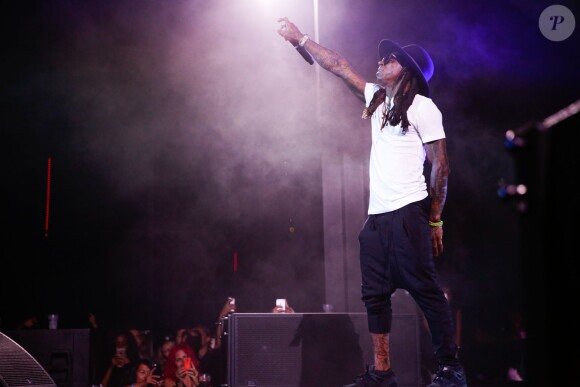 Lil Wayne lors de la soirée post-défilé d'Alexander Wang au Pier 94. New York, le 12 septembre 2015.