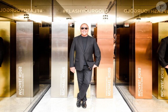 Michael Kors assiste à la soirée de lancement de sa nouvelle collection de parfums Michael Kors Gold au Boom Boom Boom, à l'hôtel The Standard. New York, le 13 septembre 2015.