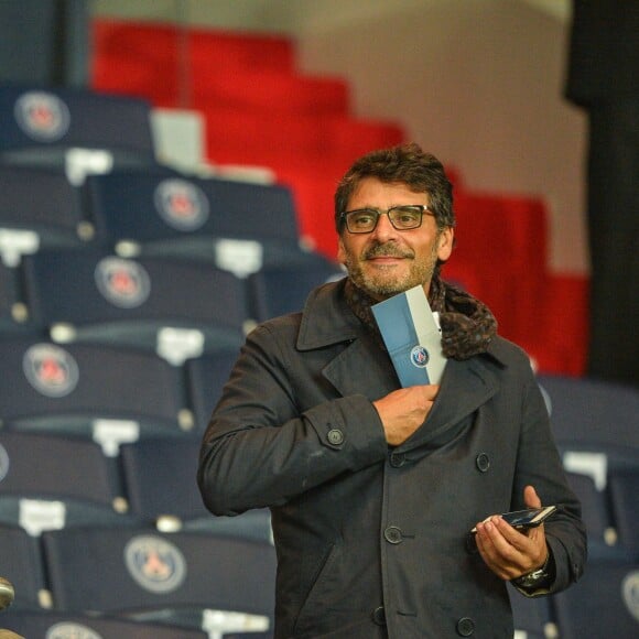 Pascal Elbé lors du match de Ligue des Champions entre le PSG et Malmö au Parc des Princes à Paris le 15 septembre 2015