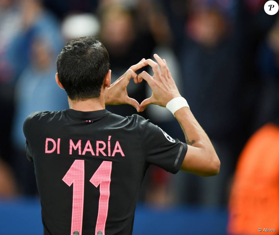 Paris Saint Germain s Di  Maria  during the UEFA Champions 