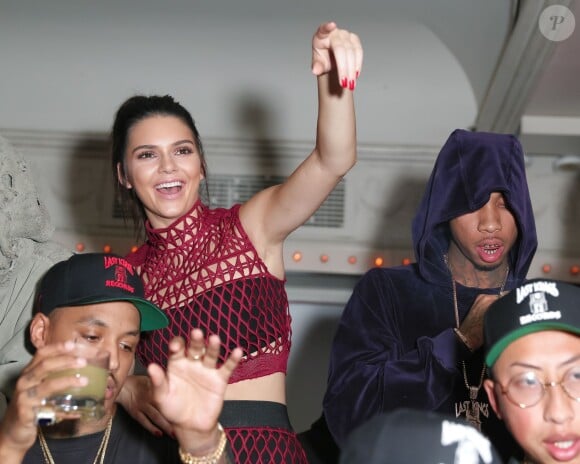 Kendall Jenner s'éclate avec Tyga à la soirée "Generation Bombshell' du magazine Galore à l'Up&Down. New York, le 14 septembre 2015.