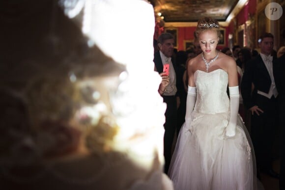 Anna Ermakova, la jolie fille de Boris Becker, au bal de la reine Charlotte à Londres le 11 septembre 2015.