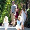 Exclusif - Jessica Biel participe à une journée caritative «Amazon's Tumble Leaf Family» à Hollywood. Rebecca Gayheart, son mari Eric Dane et leurs enfants étaient présents. Le 13 septembre 2015