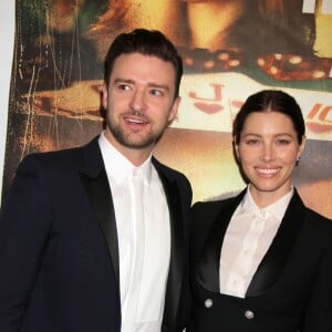 Justin Timberlake, Jessica Biel - Premiere du film "Runner, Runner" a Las Vegas, le 18 septembre 2013.