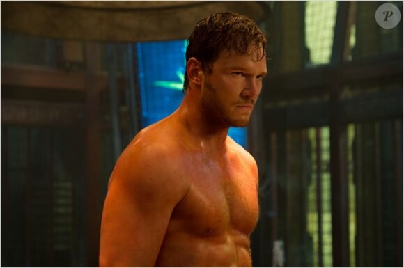 Chris Pratt dans Les Gardiens de la Galaxie.