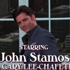 John Stamos sur le plateau de Jimmy Kimmel. Septembre 2015