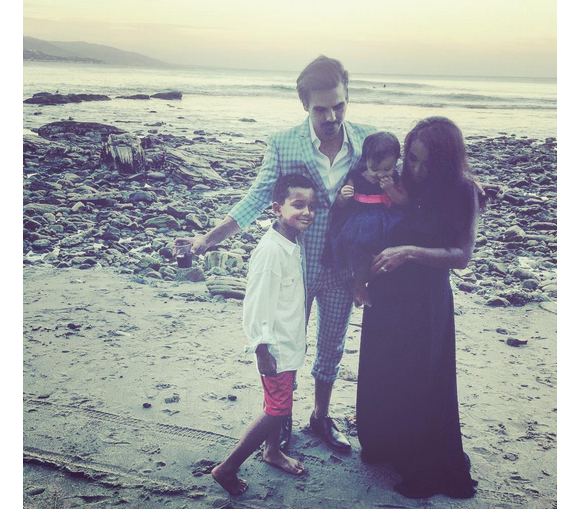Danielle Milian, mari Richard Dickerson et leurs enfants Naomi et Daniel / photo postée sur Instagram.