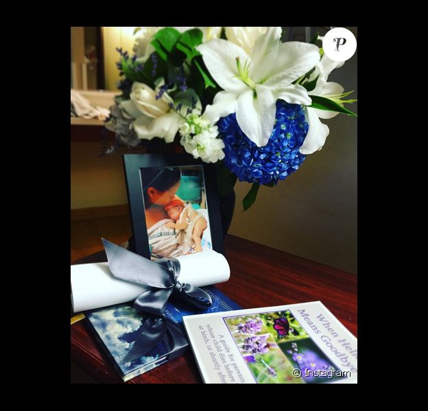 Danielle Milian a perdu son bébé Richie seulement âgé d'un seul jour / photo postée sur Instagram.