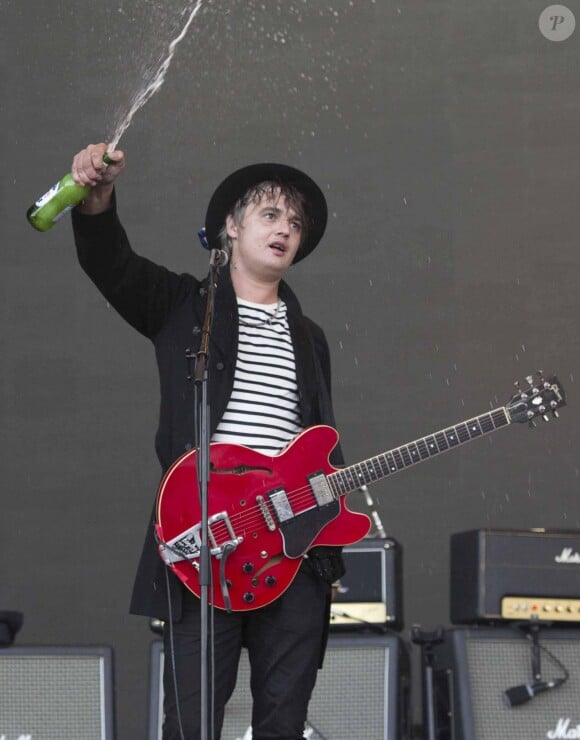 Pete Doherty (The Libertines) - Festival Glastonbury 2015, le 28 juin 2015.