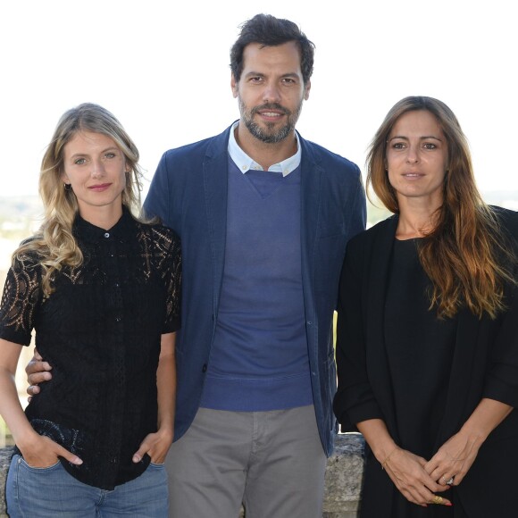 Mélanie Laurent, Laurent Lafitte et Audrey Dana - Photocall du film "Boomerang" lors de la 8e édition du Festival du film francophone d'Angoulême le 26 aout 2015.