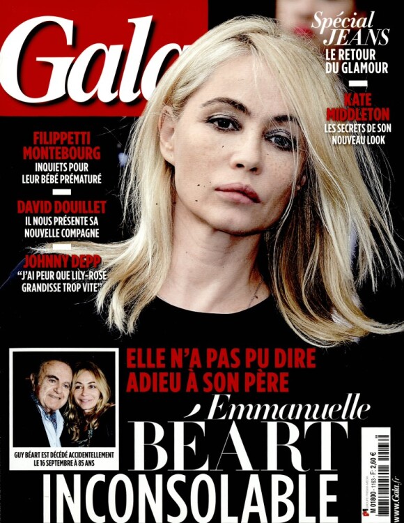 Couverture du magazine Gala, édition du 23 septembre 2015.
