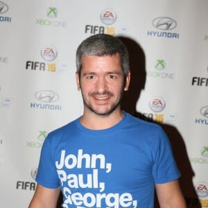 Grégoire (Grégoire Boissenot) - Soirée de lancement du jeu vidéo "FIFA 2016" au Faust à Paris, le 21 septembre 2015