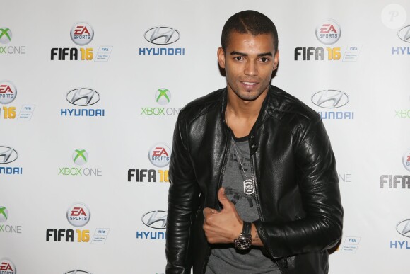 Brahim Zaibat - Soirée de lancement du jeu vidéo "FIFA 2016" au Faust à Paris, le 21 septembre 2015