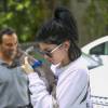 Kylie Jenner quitte l'institut de beauté Epione à Beverly Hills, le 21 septembre 2015.