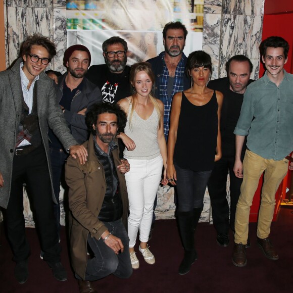 Guillaume Gouix, Sergi López, Eric Cantona, Romane Bohringer, Laurent Laffargue, Jean-Baptiste Sagory, Roxane Arnal, Victorien Cacioppo - Première du film "Les Rois du Monde" au cinéma Gaumont Opéra à Paris le 21 septembre 2015