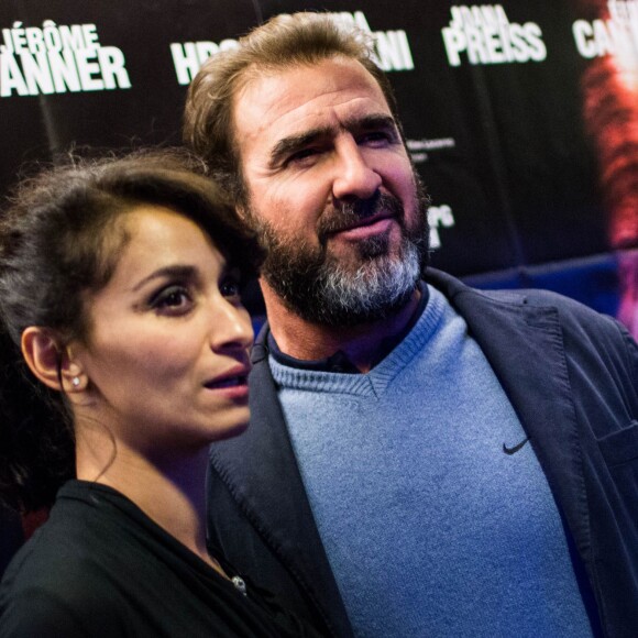 Eric Cantona et Rachida Brakni - Avant premiere du film "Les mouvements du bassin" à Paris le 25 septembre 2012