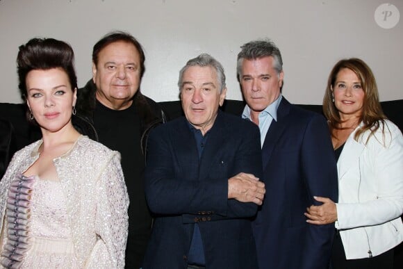 Debi Mazar, Paul Sorvino, Robert De Niro, Ray Liotta et Lorraine Bracco - Projection des Affranchis pour le 25e anniversaire de la sortie du film, dans le cadre du festival de Tribeca à New York le 25 avril 2015