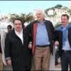 Jean Cosmos, Philippe Sarde, Bertrand Tavernier, Eric Heumann - photocall du film La Princesse de Montpensier au Festival de Cannes 2010