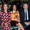 Charlotte Casiraghi, François-Henri Pinault et sa femme Salma Hayek - People au défilé Gucci pendant la fashion week de Milan le 23 septembre 2015.