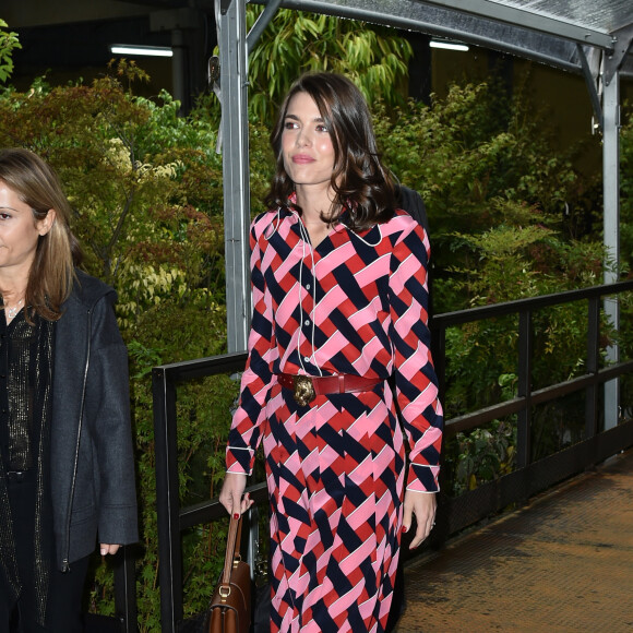 Charlotte Casiraghi - People au défilé Gucci pendant la fashion week de Milan le 23 septembre 2015.