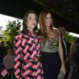 Charlotte Casiraghi et Bianca Brandolini d'Adda - People au défilé Gucci pendant la fashion week de Milan le 23 septembre 2015.