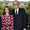 Charlotte Casiraghi et Marco Bizzarri, PDG de Gucci - People au défilé Gucci pendant la fashion week de Milan le 23 septembre 2015.