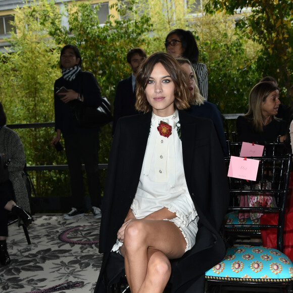 Alexa Chung - People au défilé Gucci pendant la fashion week de Milan le 23 septembre 2015.  Milano Woman Fashion shows Gucci S/S 2016 Frontrow Milan- Italy 23-09-201523/09/2015 - Milan