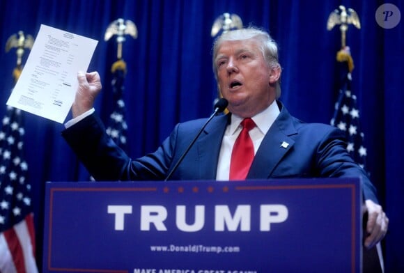 Donald Trump annonce sa candidature à l'élection présidentielle américaine le 16 juin 2015