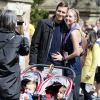 Exclusif - L'ancien mannequin Ivanka Trump lors du semi-marathon de New York, supportée par ses enfants et son mari Jared Kushner. Le 19 avril 2015