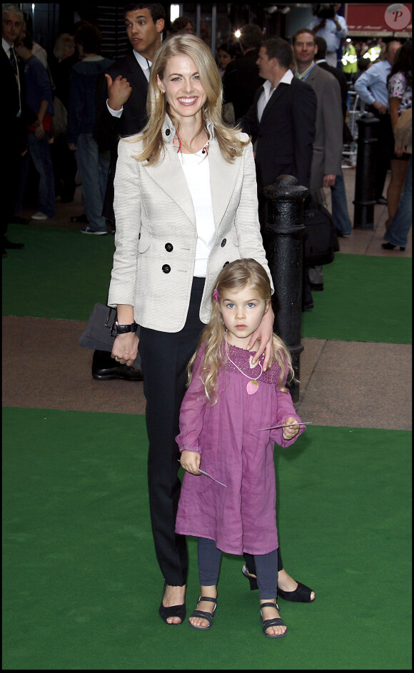 Donna Air et sa fille Freya en 2007 à la première de Shrek 3 à Londres