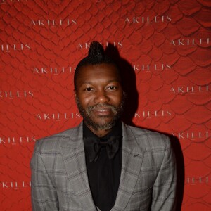 Exclusif - Djibril Cissé - Soirée pour la présentation de la collection "Python" du bijoutier Akillis à Paris le 23 juin 2015