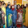 Amina Yusuf, Malala Yousafzai, Davis Guggenheim, Laurie MacDonald, son mari Walter F. Parkes et guests - Première de "He named me Malala" à New York, le 24 septembre 2015.