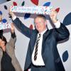 Denis Masseglia (Président du CNOSF), Anne Hidalgo et Bernard Lapasset - Rassemblement pour le lancement de la campagne "Je rêve des Jeux" pour la candidature de "Paris 2024" pour les Jeux Olympiques à Paris le 25 septembre 2015.