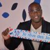 Teddy Riner - Rassemblement pour le lancement de la campagne "Je rêve des Jeux" pour la candidature de "Paris 2024" pour les Jeux Olympiques à Paris le 25 septembre 2015.