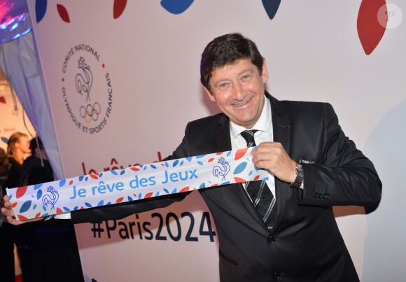 Patrick Kanner (ministre des sports) - Rassemblement pour le lancement de la campagne "Je rêve des Jeux" pour la candidature de "Paris 2024" pour les Jeux Olympiques à Paris le 25 septembre 2015.