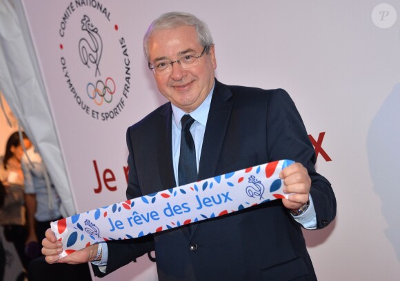 Jean-Paul Huchon - Rassemblement pour le lancement de la campagne "Je rêve des Jeux" pour la candidature de "Paris 2024" pour les Jeux Olympiques à Paris le 25 septembre 2015.