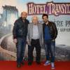 Michel Galabru, Kad Merad et Alex Goude - Avant-première du film "Hôtel Transylvanie 2" à Paris, le 27 septembre 2015.