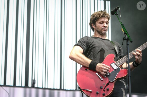 Bertrand Cantat - Le groupe Détroit au Dour Festival en Belgique, le 18 juillet 2014.