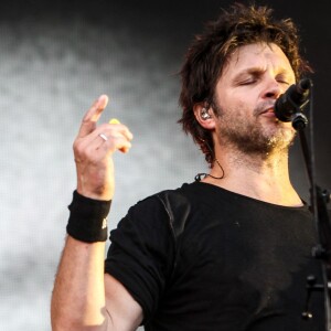 Bertrand Cantat - Le groupe Détroit au Dour Festival en Belgique, le 18 juillet 2014.