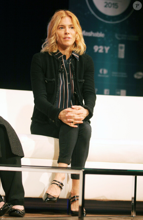 Sienna Miller à la soirée 2015 Social Good Summit à New York, le 28 septembre 2015 