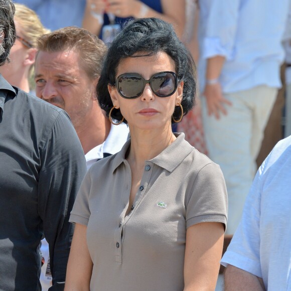 Rachida Dati au Longines Paris Eiffel Jumping le 4 juillet 2015 au Champ-de-Mars à Paris