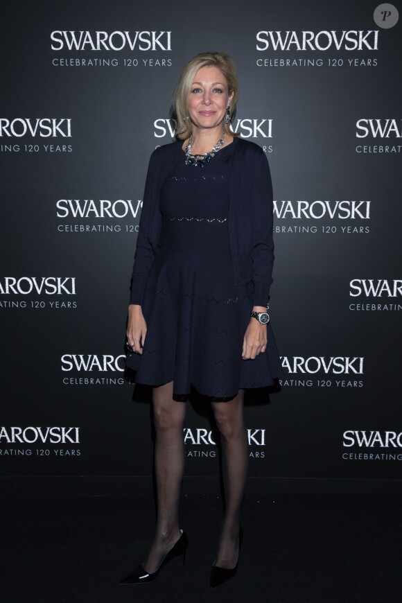 Nadja Swarovski assiste aux 120 ans de la maison Swarovski aux Salons France-Amériques. Paris, le 30 septembre 2015.