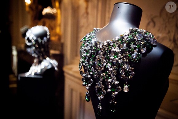Soirée des 120 ans de la maison Swarovski aux Salons France-Amériques. Paris, le 30 septembre 2015.