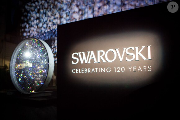 Soirée des 120 ans de la maison Swarovski aux Salons France-Amériques. Paris, le 30 septembre 2015.