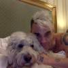 Robbie Williams et son chien Spencer / photo postée sur le compte Twitter de Spencer.