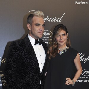 Robbie Williams et sa femme Ayda Field - Soirée Chopard Gold Party à Cannes lors du 68ème festival international du film. Le 18 mai 2015